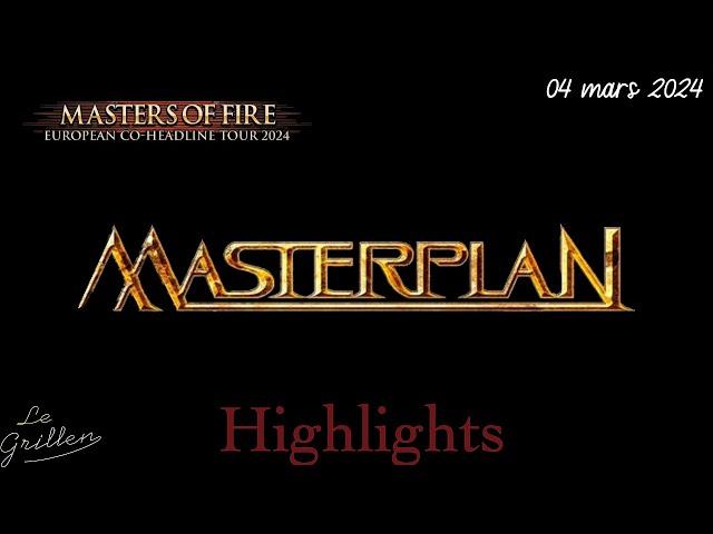 Masterplan - Highlights Masters of Fire Tour 2024 (Le Grillen, Colmar)