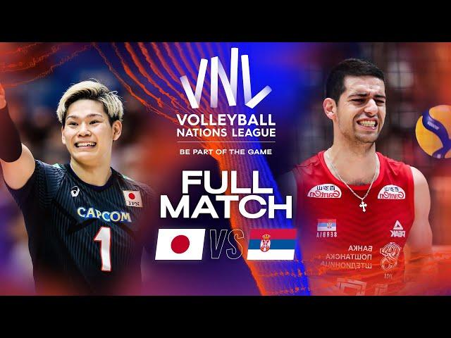  JPN vs.  SRB - Full Match | Men's VNL 2023