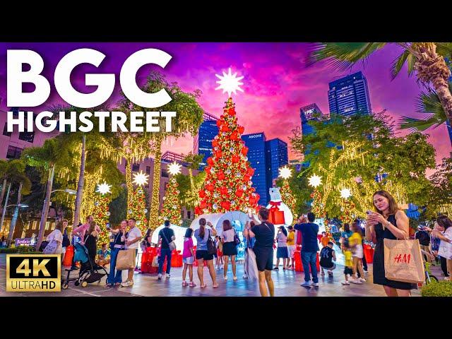 BGC Has Beaten Makati? Sobrang Daming Tao! | Christmas 2024 Walk Tour