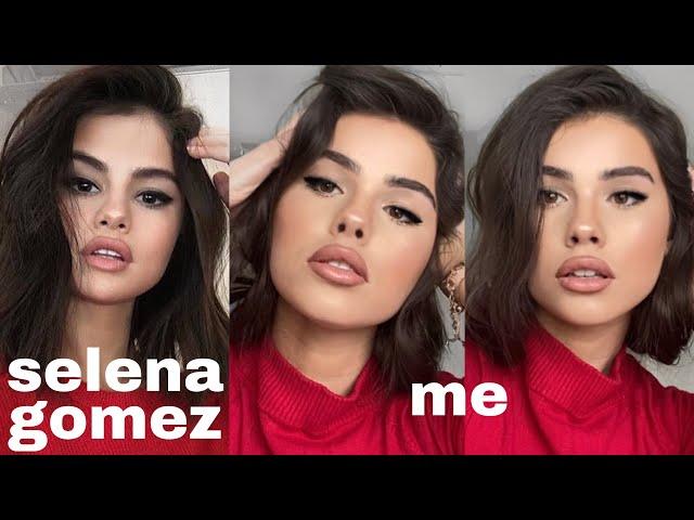 turning myself into my "celebrity lookalikes" - SELENA GOMEZ