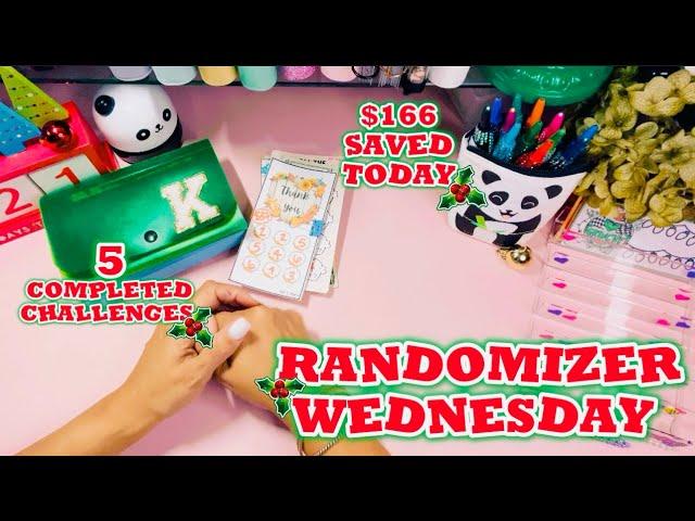  Randomizer Wednesday  $166 in Savings Challenges | Cash Envelope System