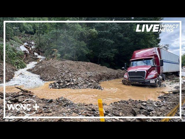 TDOT updates timeline to reopen I-40 after rockslide near NC-TN line