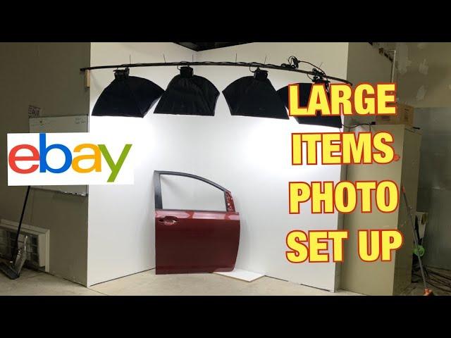 HOW TO BUILD A PHOTO STUDIO FOR LARGE CAR PARTS | EBAY INVENTORY PHOTOS |