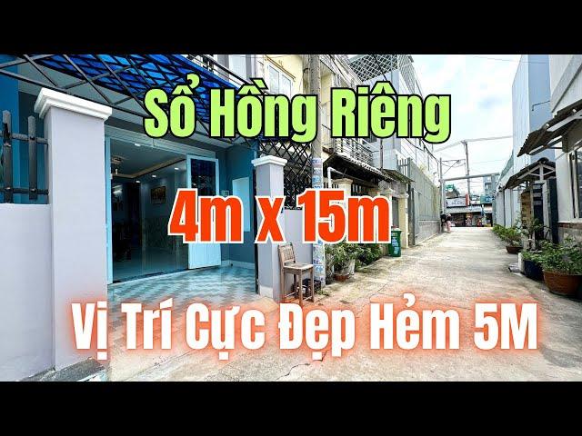  Nhà Đẹp Giá Rẻ Hiếm Có Ở Quận 12 | Vị Trí Cách Mặt Tiền Chỉ 30m | Hẻm 5m Xe Hơi Đậu Cửa