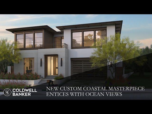 Entertainer's Dream: New Custom Coastal Masterpiece Entices With Ocean Views