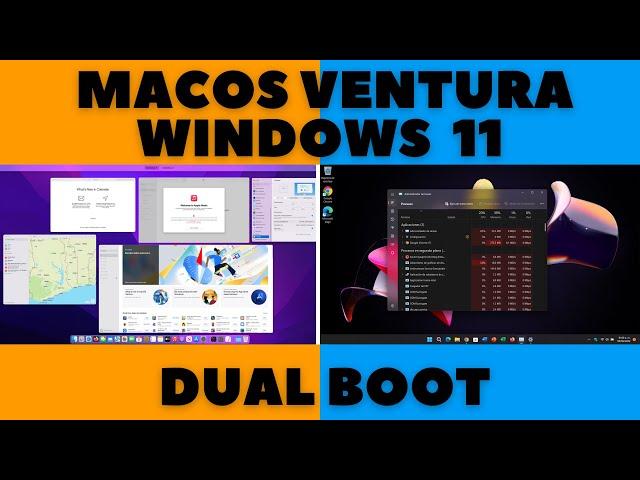 macOS Ventura x Windows 11 Dual Boot Hackintosh