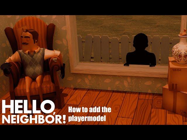 How to make a Hello Neighbor game in ROBLOX! ( Part 3 - Player )