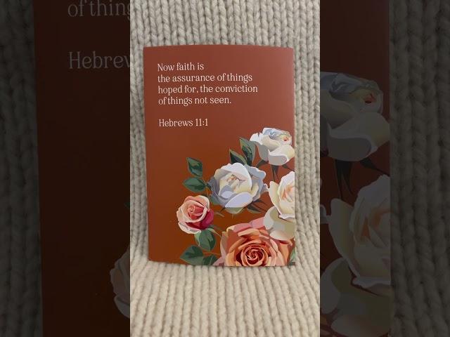 Hebrews 11:1 — Verse Cards - Purchased at Ross.  #Jesus