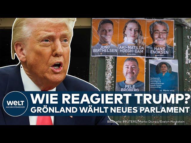 GRÖNLAND: Wie reagieren die USA? Wunschinsel von Donald Trump wählt neues Parlament