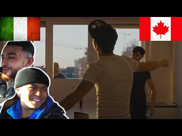 CANADIANS REACT TO ITALIAN RAP - Shiva - Pensando a lei (Official Video)