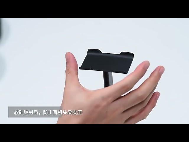 Suporte Fone mesa Ouvido Headphone Headset Liga de alumínio