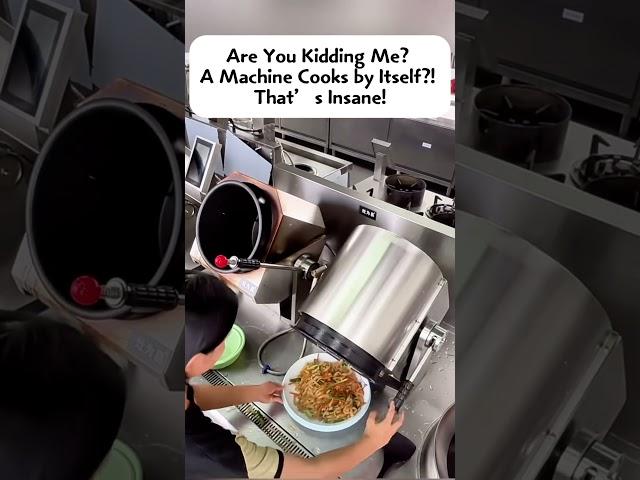 Are You Kidding Me? Machine Cooks by Itself?!Insane!#shorts #technology #coolgadget #smartlife #wow