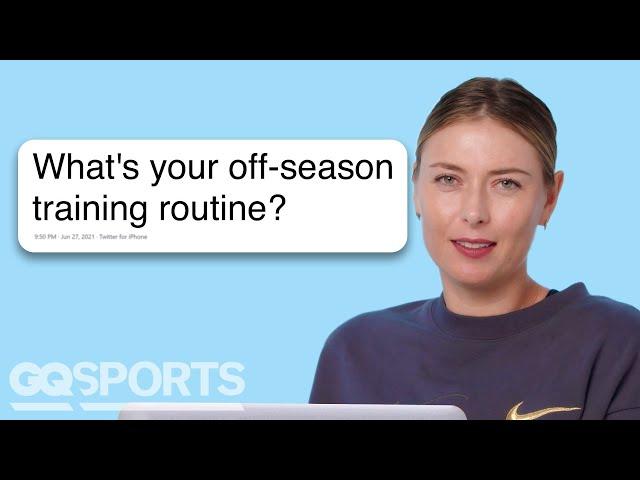 Maria Sharapova Replies to Fans on the Internet | Actually Me | GQ Sports