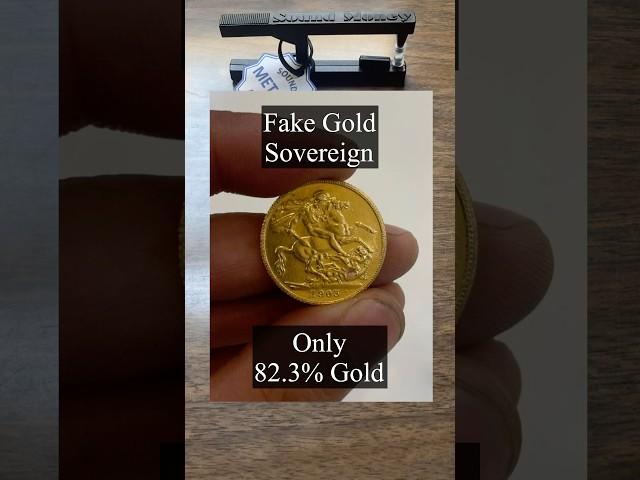 Real Gold - Fake Sovereign - purity limitation of the ping test still to be determined