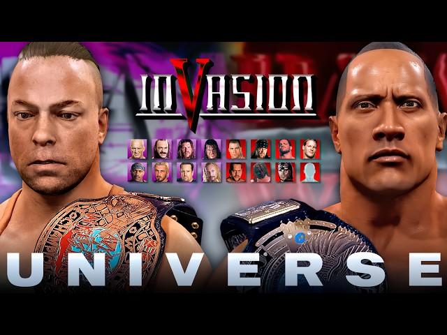 I Built The Best Universe Mode but it's WWF vs ECW 2001! (WWE 2K23)