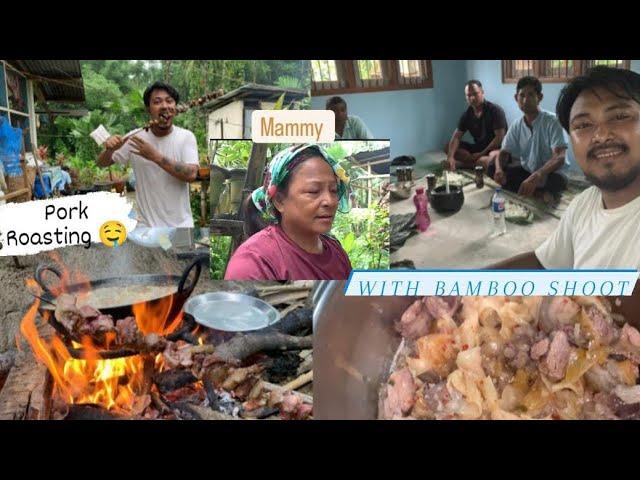 Cooking pork in village style and roasted pork #villagecooking #villagestylecooking #cooking&eating