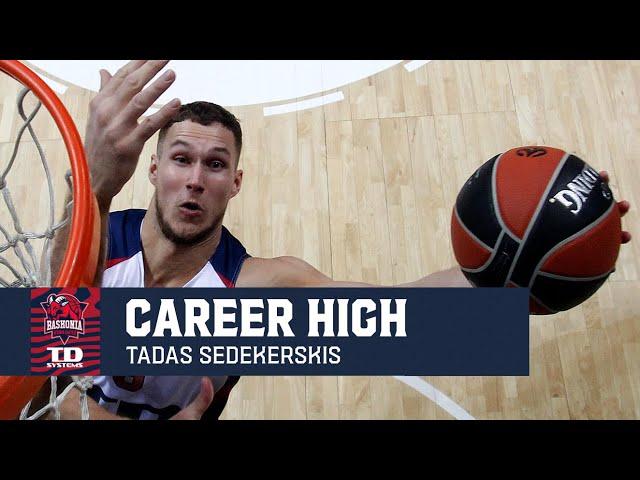  EuroLeague career-high night - TADAS SEDEKERSKIS 