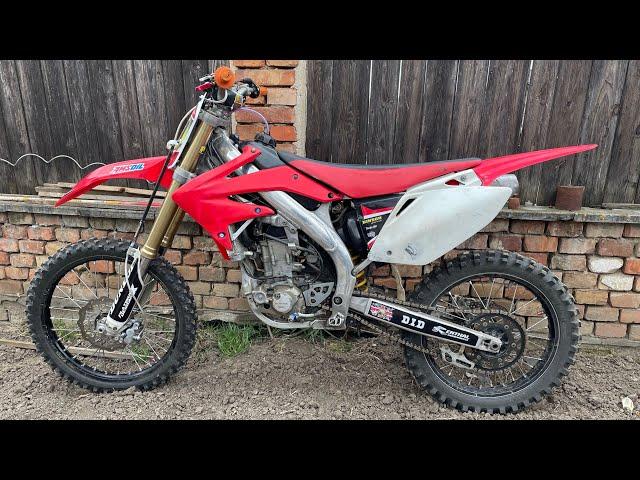 Honda CRF 450 2008 Cold start