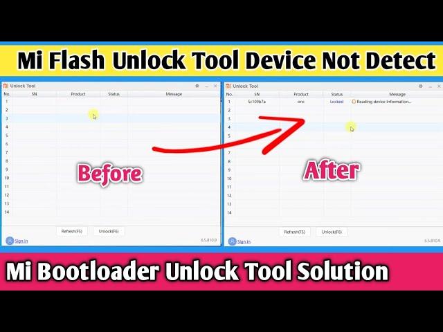 Mi Flash Unlock Tool Device Not Connect