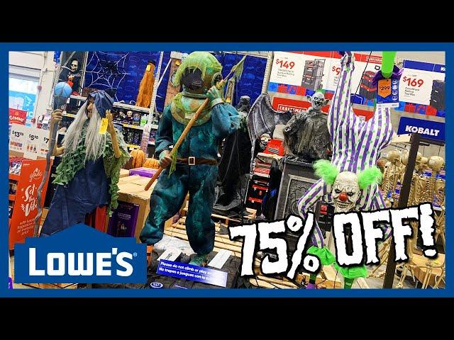 Lowes Halloween 2024 75% Off Sale Walkthrough | October 24th - Lowes Halloween 2024