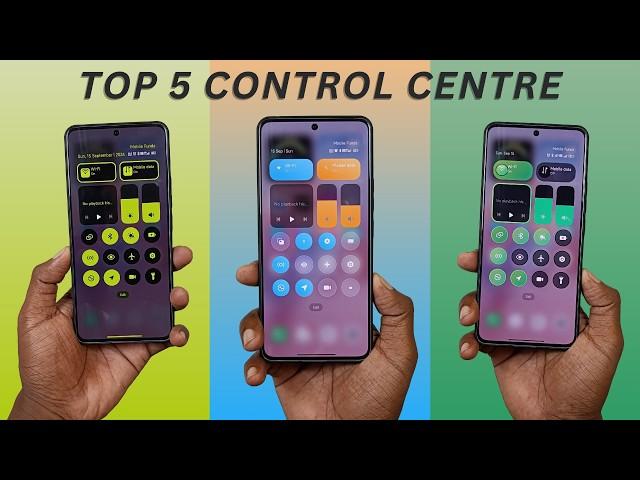 Top 5 Control Centre Theme For Xiaomi HyperOS | Best HyperOS Control Center Themes