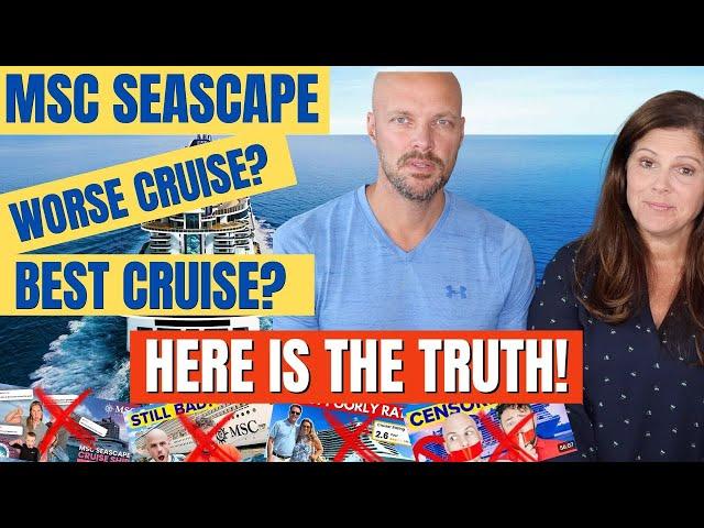 Addressing the Bad Reviews of the MSC Seascape Cruise | The Truth Revealed