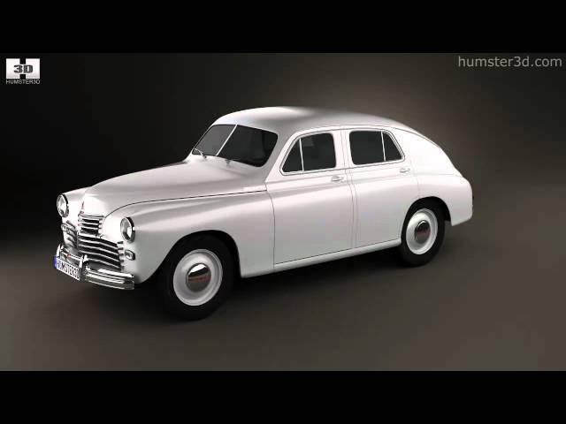 GAZ M20 Pobeda 1946 3D model by 3DModels.org