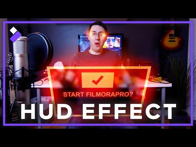 EASY Augmented Reality HUD Effect | Wondershare FilmoraPro Tutorial