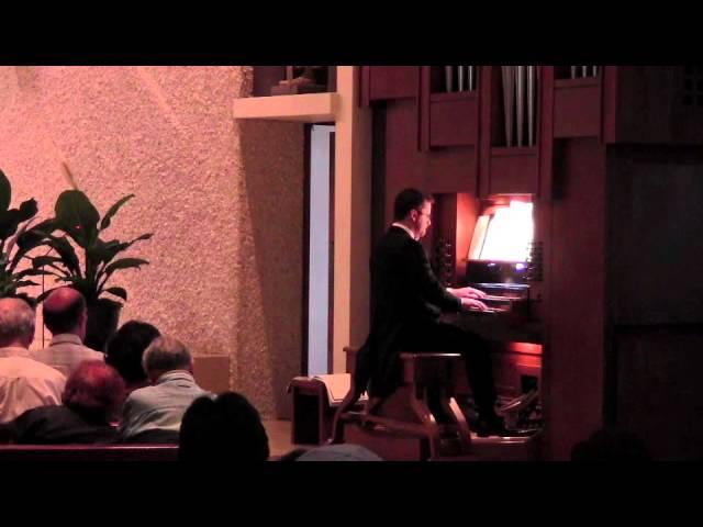 J.S. Bach Trio Sonata No. 4 in E Minor (528) - Jonathan Ryan, organist live in recital