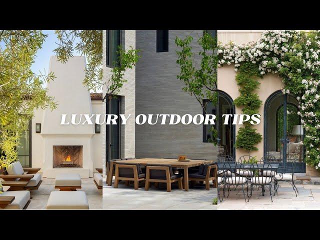 How to make your outdoor patio space feel more expensive