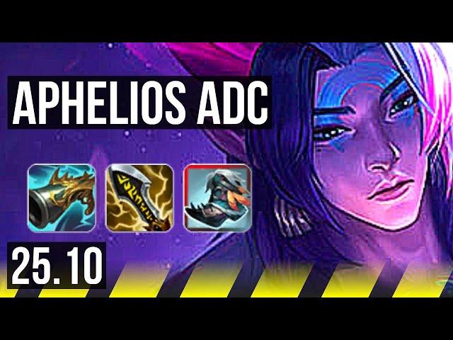 APHELIOS & Alistar vs MEL & Pantheon (ADC) | 7/1/9, Dominating | KR Master | 25.10
