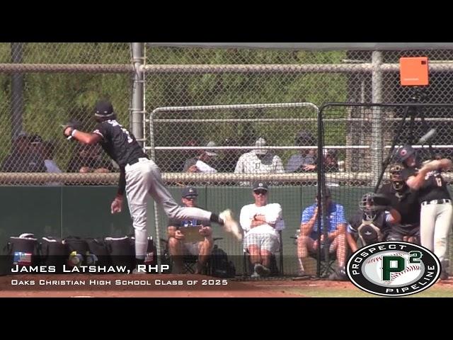 James Latshaw Prospect Video, RHP, Oaks Christian High School Class of 2025