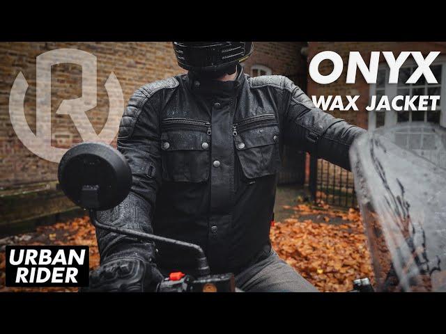 URBAN RIDER Onyx - Wax Motorcycle Jacket