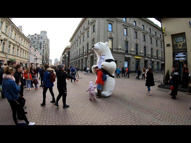 ⁴ᴷ⁵⁰ Walking Moscow: Vozdvizhenka street, Arbat street