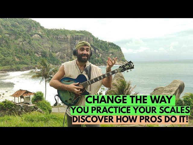 Change the way you practice your scales...if you want to improvise freely!