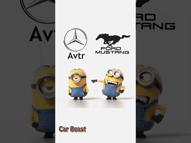 Mercedes Vision avtr vs ford mustang minions style