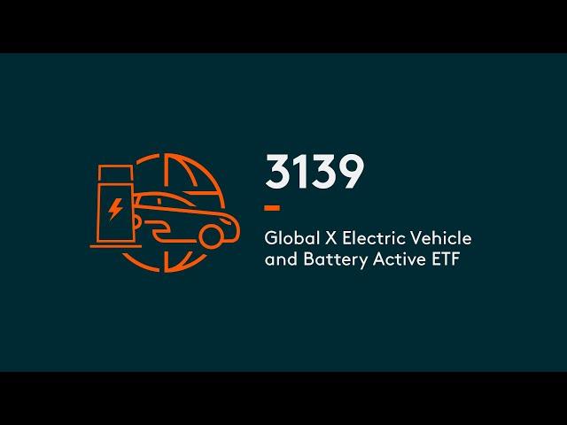 Global X Electric Vehicle and Battery Active ETF | Global X ETFs Hong Kong | 3139