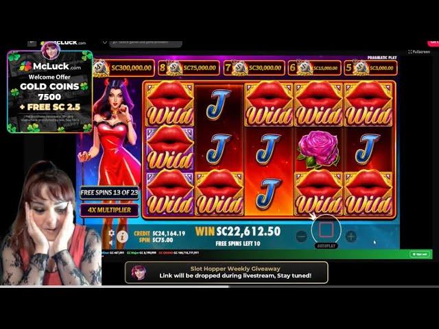 ⭐️MUST SEE⭐️MY BIGGEST SLOT WIN ON MCLUCK & in SLOT HOPPER HISTORY!!