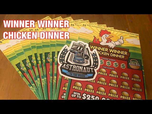 Winner Winner Chicken Dinner Tickets‼️ California Lottery Scratchers