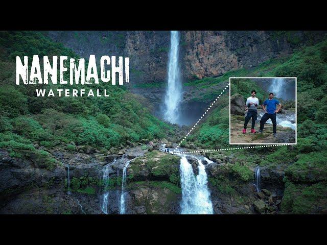 NANEMACHI Waterfall : The Most Beautiful Waterfall of Maharashtra | Varandha Ghat | Monsoon Trek