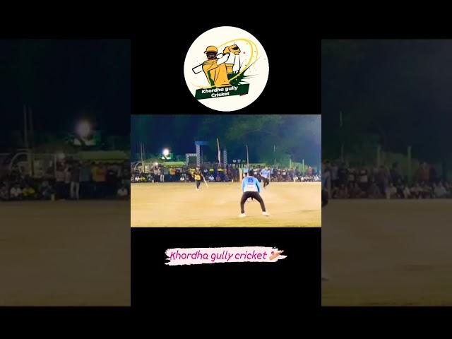 Bhagu ka  chamtkar #khordha gully cricket#short#viral#treanding #teanis #night