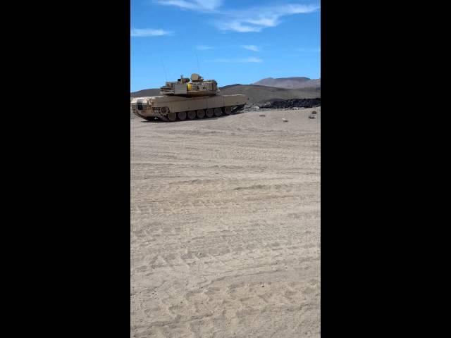 M1A1 Tank firing