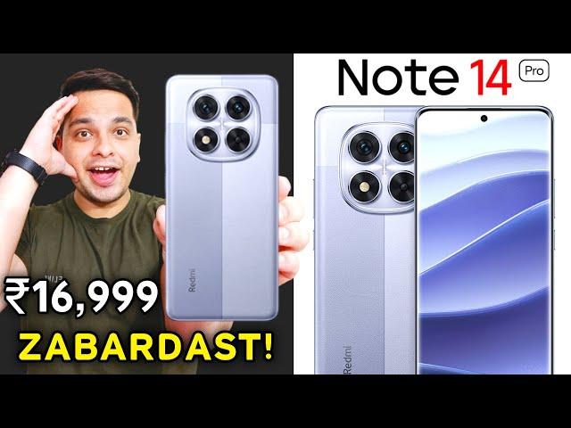 Redmi Note 14 Pro 5G Launched @ ₹16,999 | Redmi Note 14 Pro Price & Features | IP69, D7300 ULTRA 