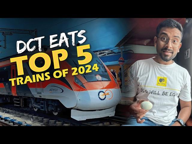 Top 5 TRAIN FOOD Reviews of 2024 On DCT EATS!! 