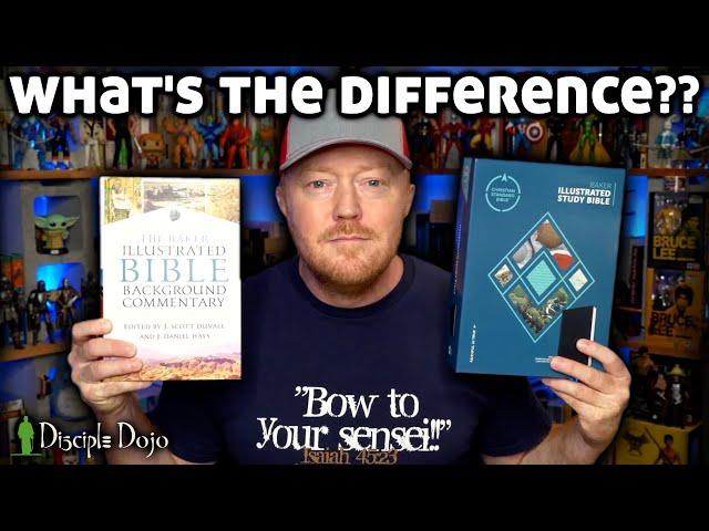 Comparing the Baker Illustrated Bible Background Commentary with the Baker Illustrated Study Bible