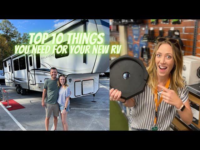 10 Things You Need for Your New RV!!