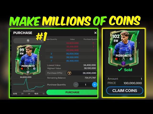 HOW TO GET MILLIONS OF COINS BUY SELL PLAYERS MARKET FREE UNLIMITED MONEY IN EA FC FIFA MOBILE 24 25