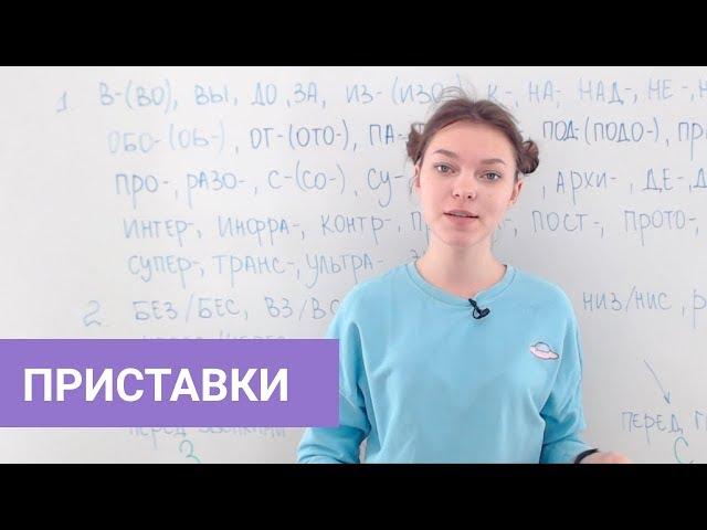 Правописание приставок