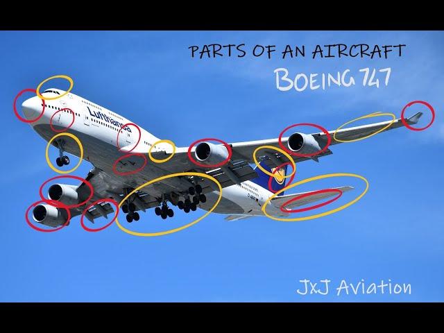 Parts of an Aircraft in less than 2 minutes | Aviation Notes | Boeing 747 |