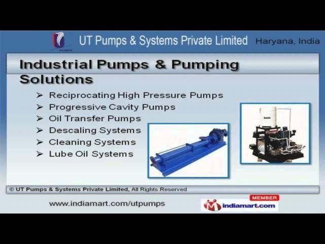 Pumps & Cleaning System by UT Pumps & Systems Private Limited, Faridabad